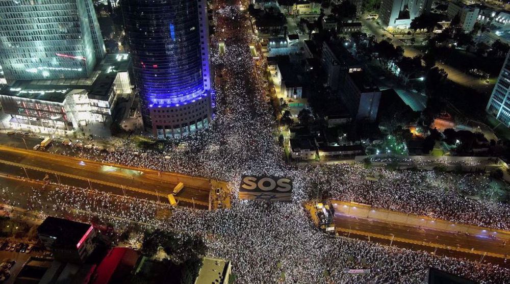 Tens of thousands take to streets in 28th week of protests against Israel’s extremist cabinet 