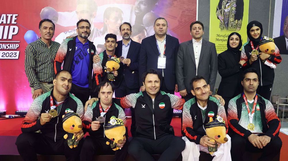 Iranian karatekas rank first in Asian Para-Karate Championships