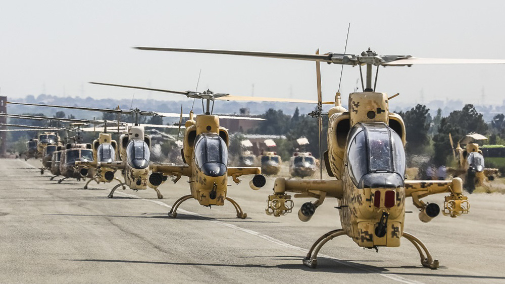L'armée de la RII possède la flotte d'hélicoptères la plus puissante au Moyen-Orient