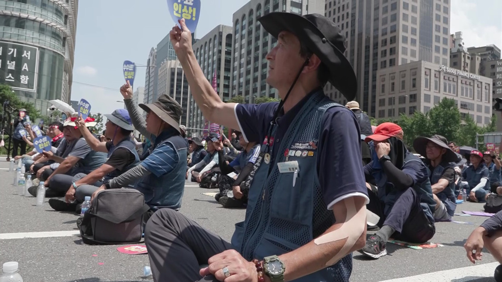Les ouvriers sud-coréens en grève contre les réformes du travail