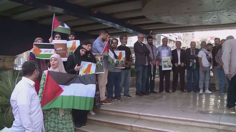 Lebanese stage protests in solidarity with Palestinians in Jenin