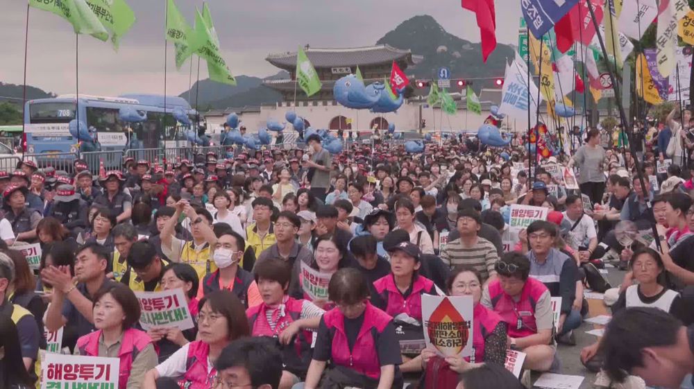 South Koreans protest IAEA Fukushima report, Japan water release