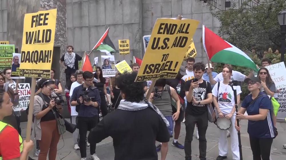 New York protesters slam Jenin raid, demand halt to US aid to Israel