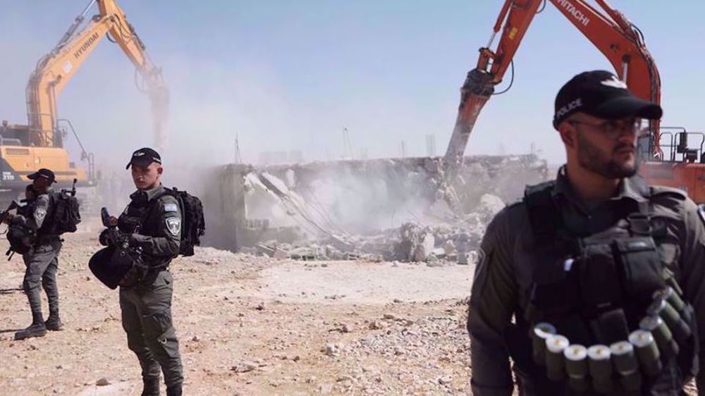Palestinian family forced to demolish own home in Negev desert
