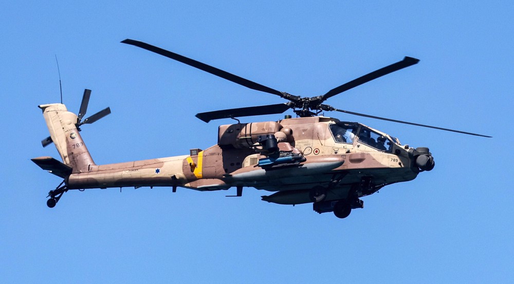 Palestinian fighters fire shots at Israeli copter over Jenin refugee camp