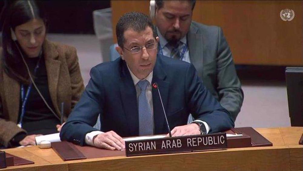 US supplied anti-Syria terrorists with chemical arms to implicate Damascus: Envoy