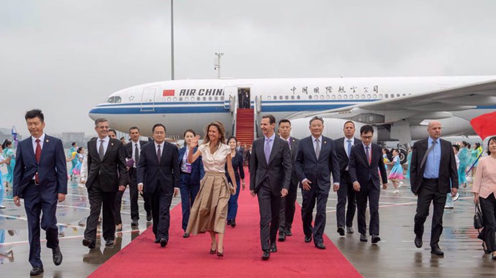 Le président syrien arrive en Chine