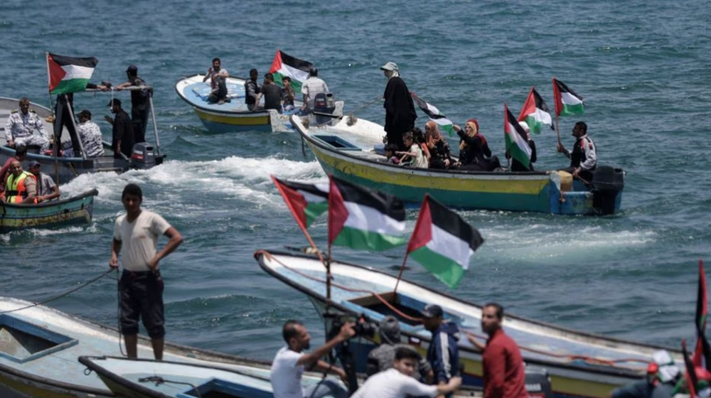 Bande de Gaza: une marche maritime pour protester contre le blocus