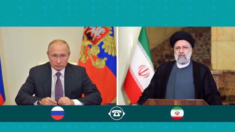 Raïssi et Poutine condamnent l'ingérence étrangère dans les affaires de la région