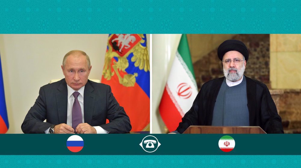 Iran, Russia presidents slam foreign meddling in regional affairs
