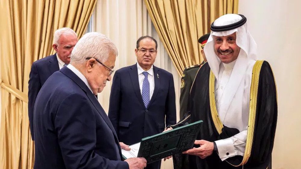 1st Saudi ambassador to Palestine meets Abbas in Israel-occupied West Bank