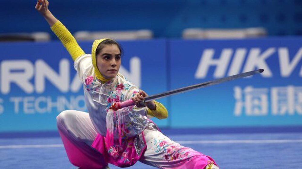 Iran-Wushu fighter-Zahra Kiani