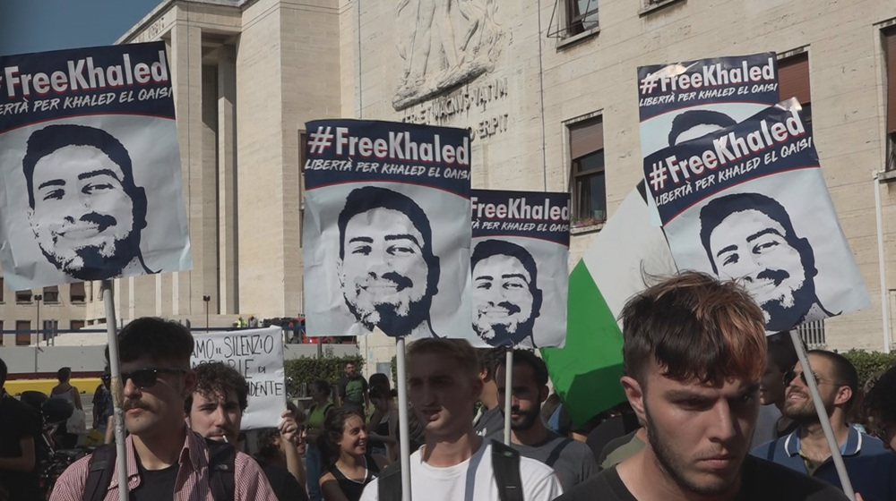 Italy students rally against Israel’s unlawful detention of Palestinian-Italian researcher