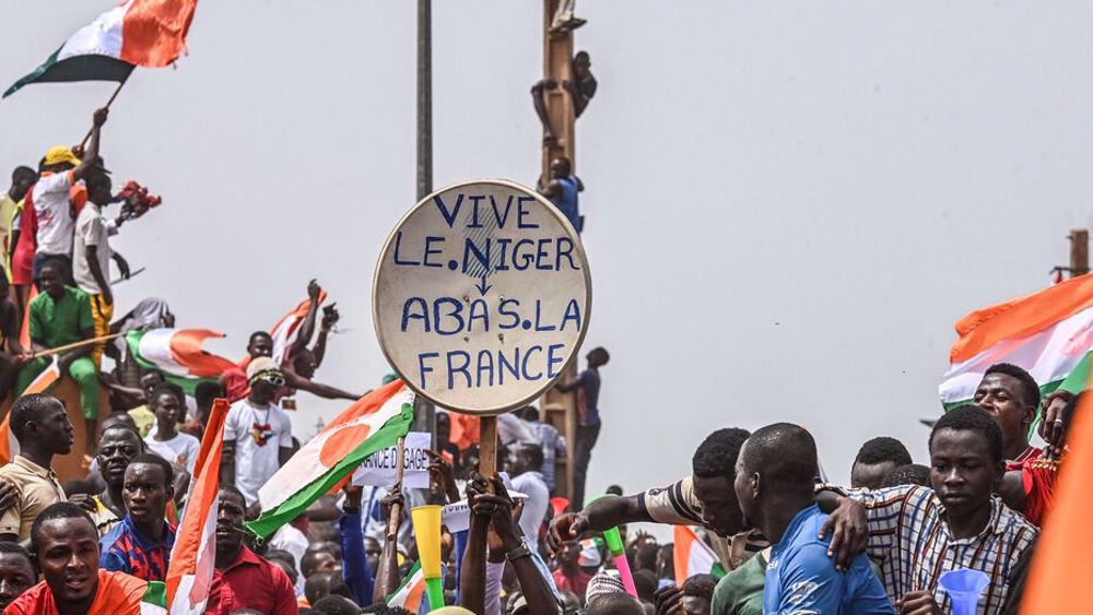 Manifestation contre les soldats français au Niger
