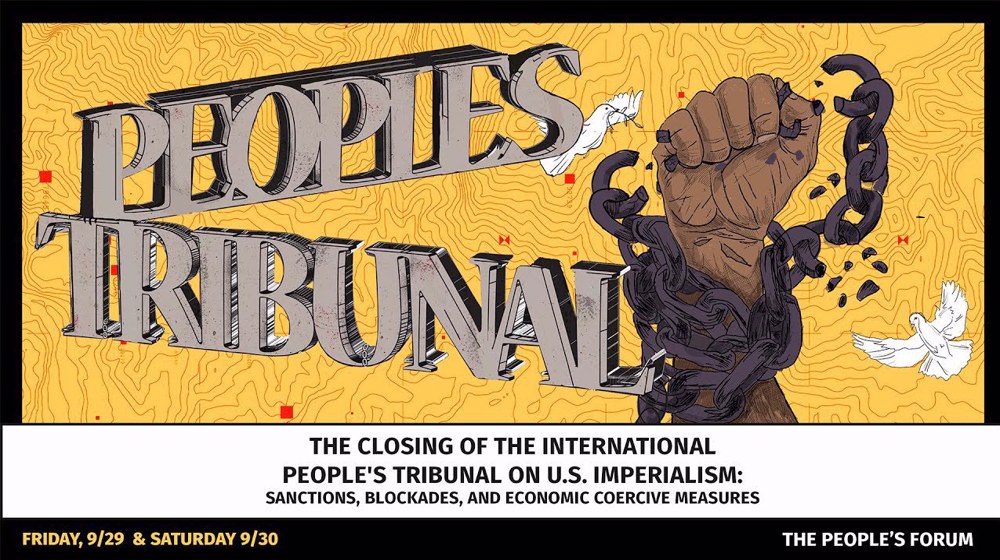 International forum holds tribunal on US imperialism, rejects sanctions