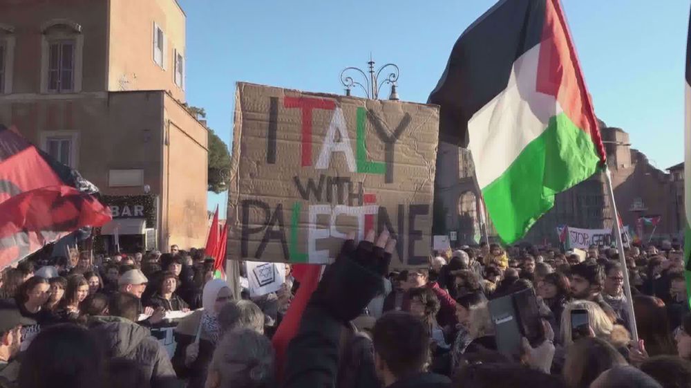 Rome hosts new pro-Palestine rally, thousands join demonstration