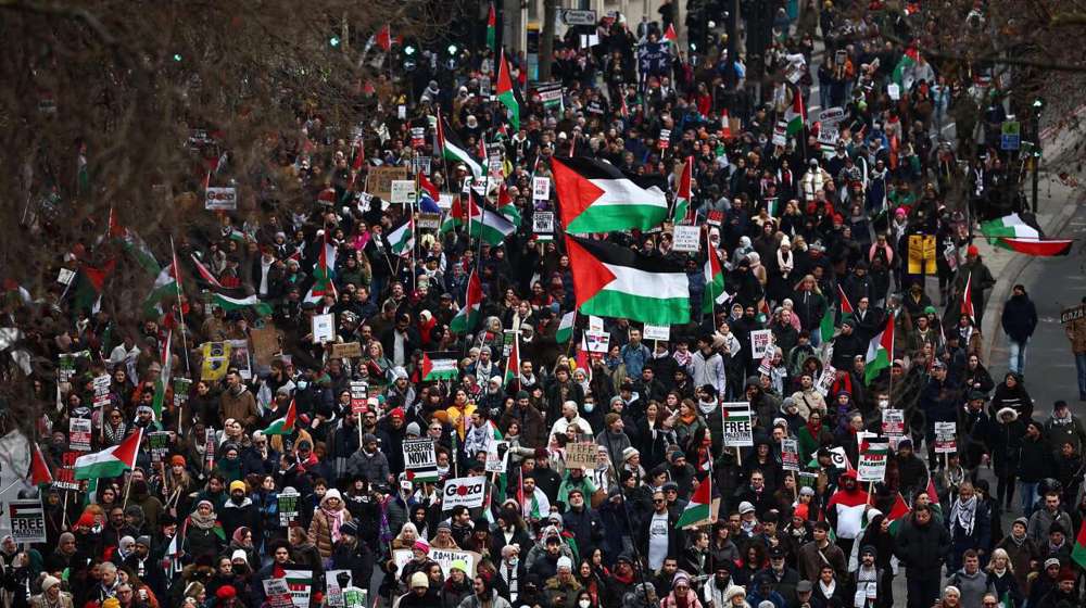 Londres: une manifestation d’envergure pour dénoncer le génocide à Gaza