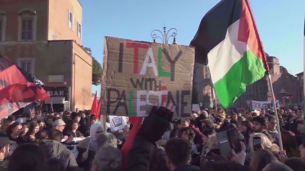 Rome accueille un nouveau rassemblement pro-palestinien 