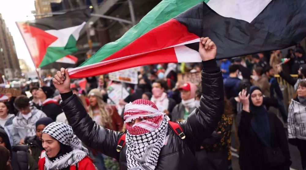 Pro-Palestine protesters rage in NYC, call for end to US aid to Israel