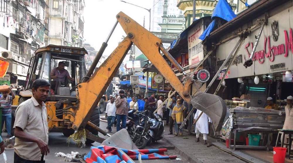Muslim shop fronts demolished in India amid violence against Muslims