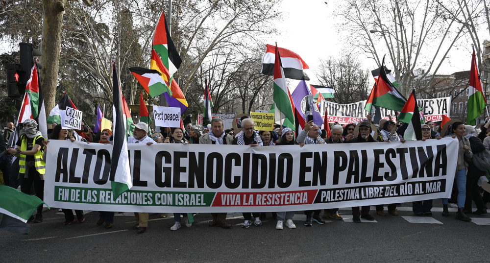 Spain: Thousands demonstrate against Israeli genocide in Gaza
