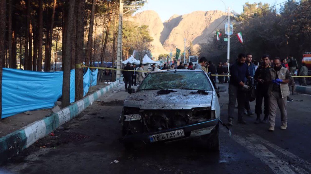 103 killed in terrorist blasts near Gen. Soleimani’s burial site in Kerman 