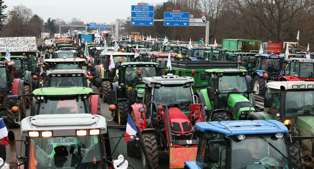 Furious farmers continue EU protests against falling incomes, rising imports