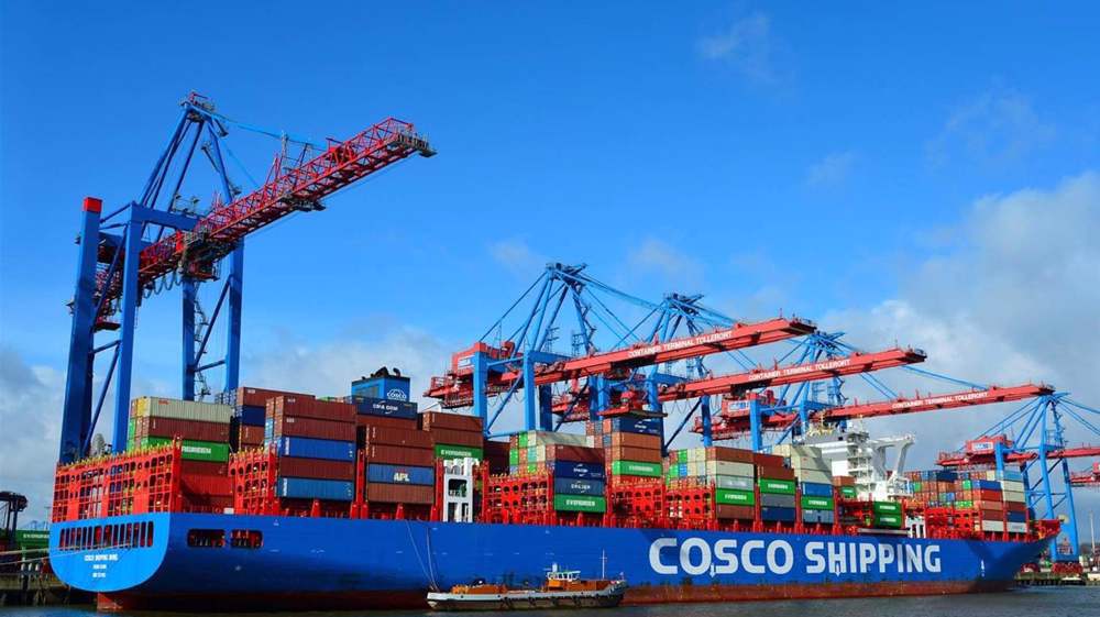 China's shipping firm COSCO halts shipments to Israel
