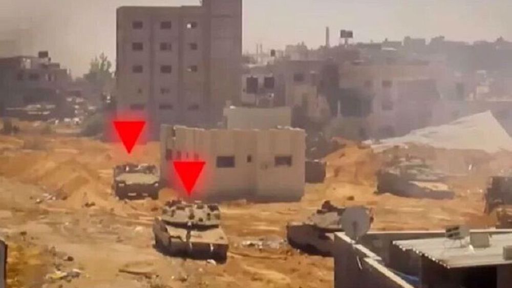 Les Brigades al-Qassam ciblent deux chars Merkava et un bulldozer israéliens à Gaza