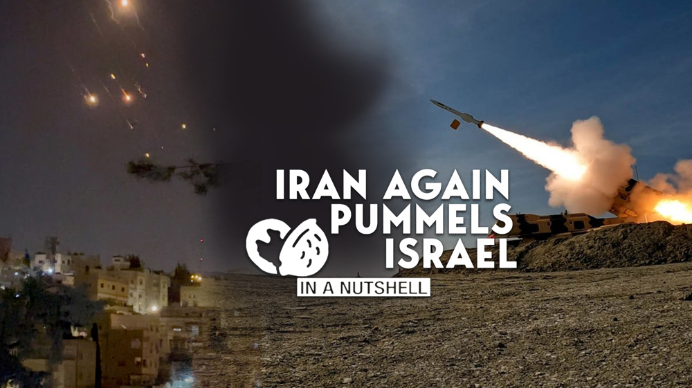 Iran again pummels Israel