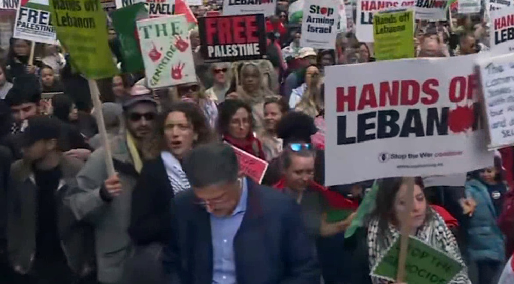 London rally demands UK arms embargo on Israel