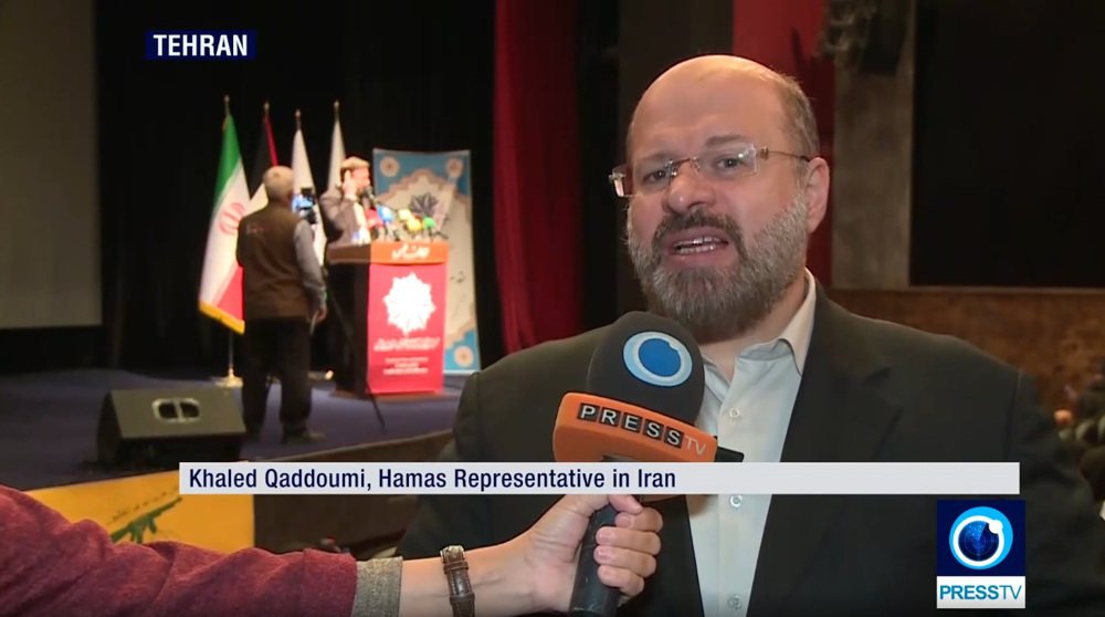 Hamas representative-Iran-Khaled Qaddoumi