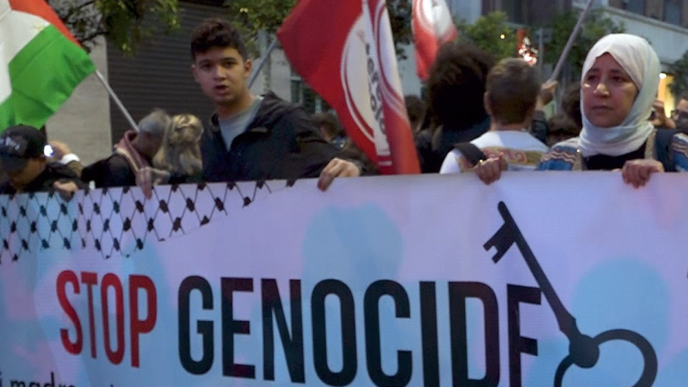 New pro-Palestine demo outside US Embassy in Rome