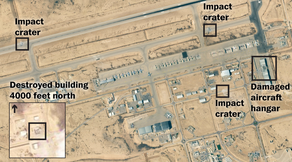 Un quotidien US confirme les dégâts infligés aux bases israéliennes par les missiles iraniens