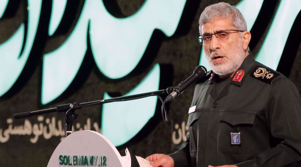 Quds Force commander Esmail Qaani to receive top order from Leader: IRGC