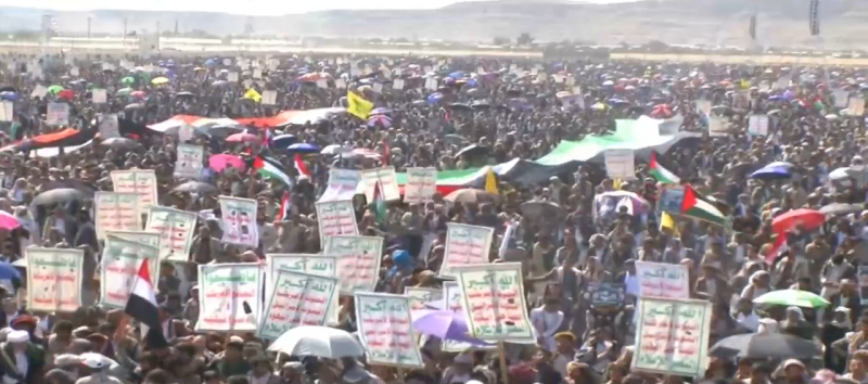 Yemenis rally in thousands to support Palestinian, Lebanese resistance  