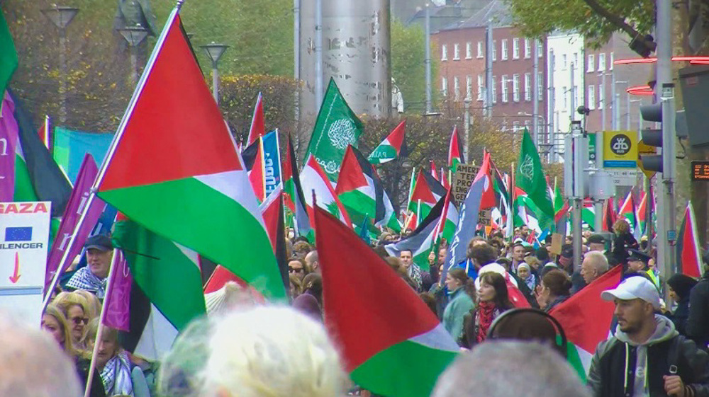 Huge Dublin protest hears calls for sanctions on Israel