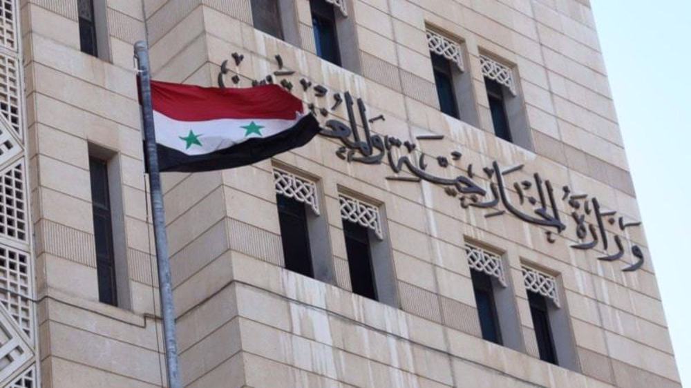 Syria urges collective efforts to stop Israeli atrocities against regional states
