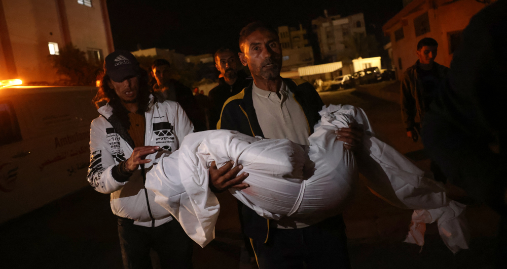 Israel kills 10 Palestinians at Gaza ‘safe zone’ cafe