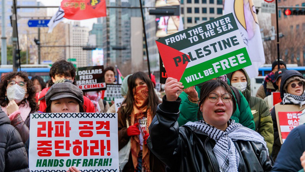 Pro-Palestine rally held in Seoul