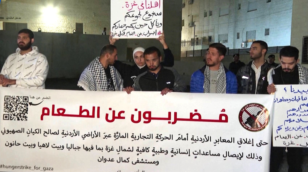 Jordan hunger strikes demand resumption of Gaza aid distribution  