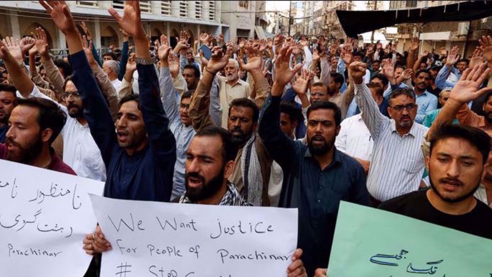 Pakistani town erupts in protest after terrorists kill scores of Shia Muslims