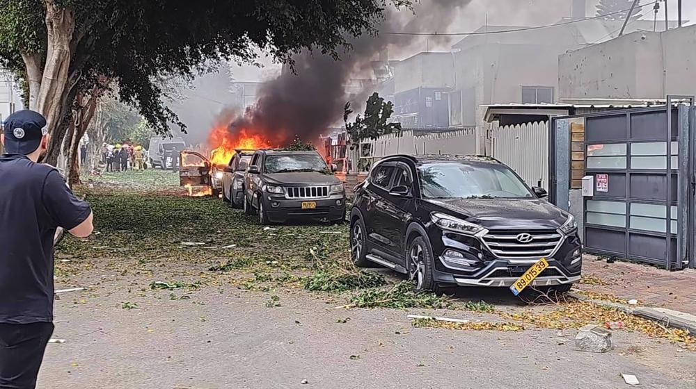 Tel-Aviv sous le feu des missiles du Hezbollah libanais