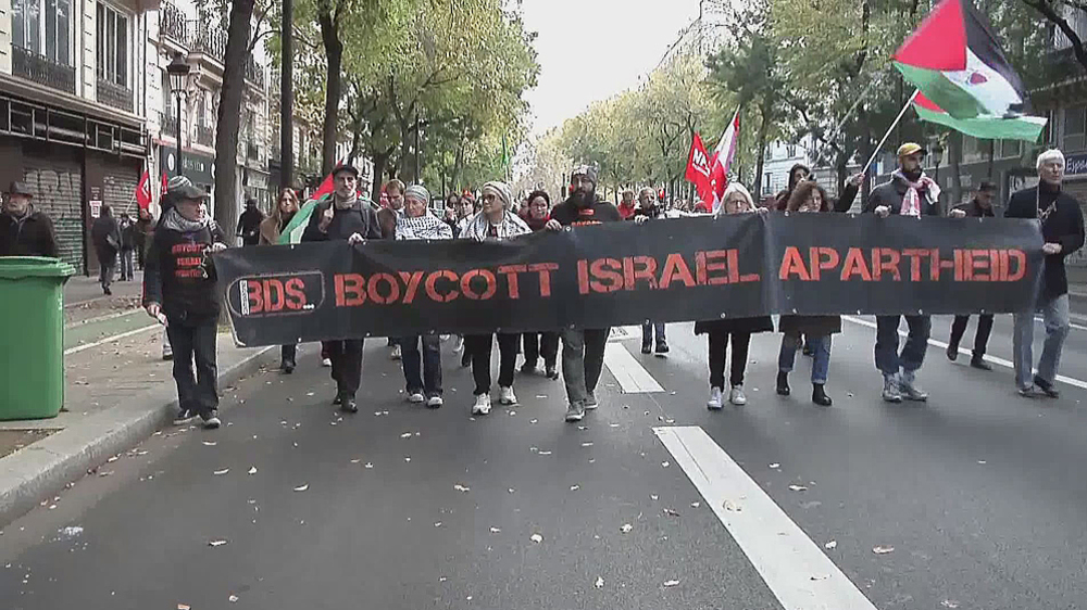 Manifestation à Paris en soutien à la Palestine