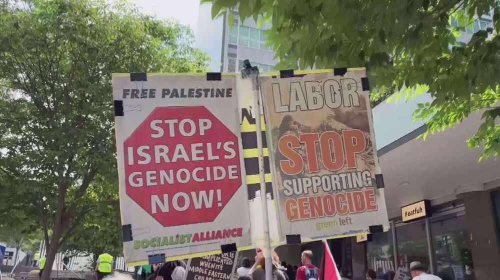 Protesters in Sydney demand end to military support for Israel