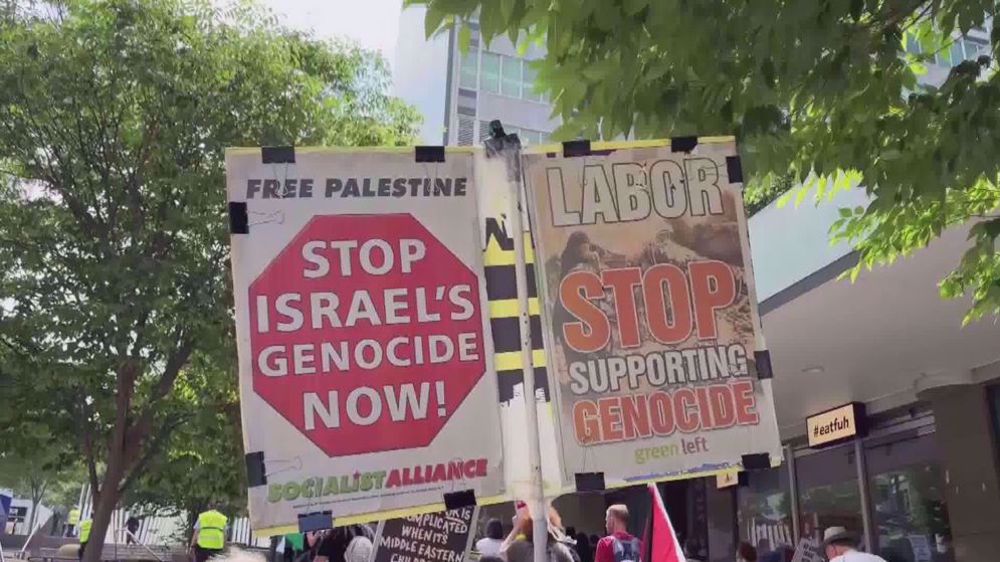 Sydney : les manifestants réclament la fin du soutien militaire à Israël