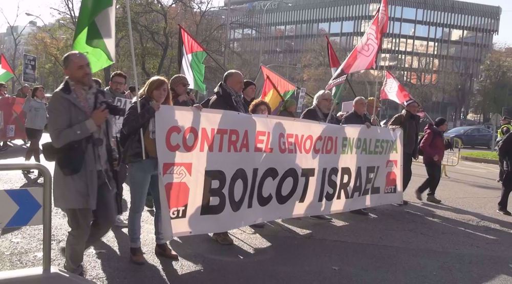 Madrid hosts rally in solidarity with Palestine