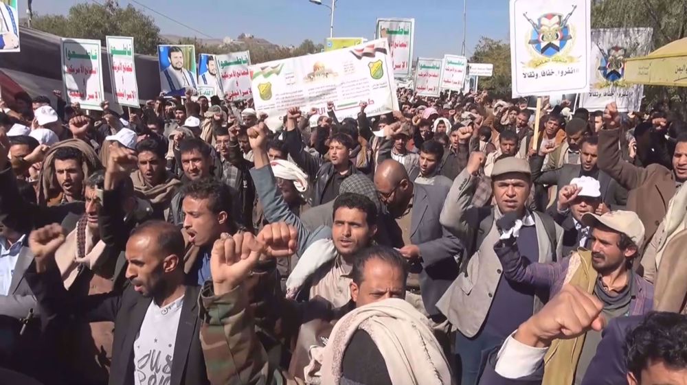 Sana'a university protest: Solidarity with Gaza, condemnation of Arab silence