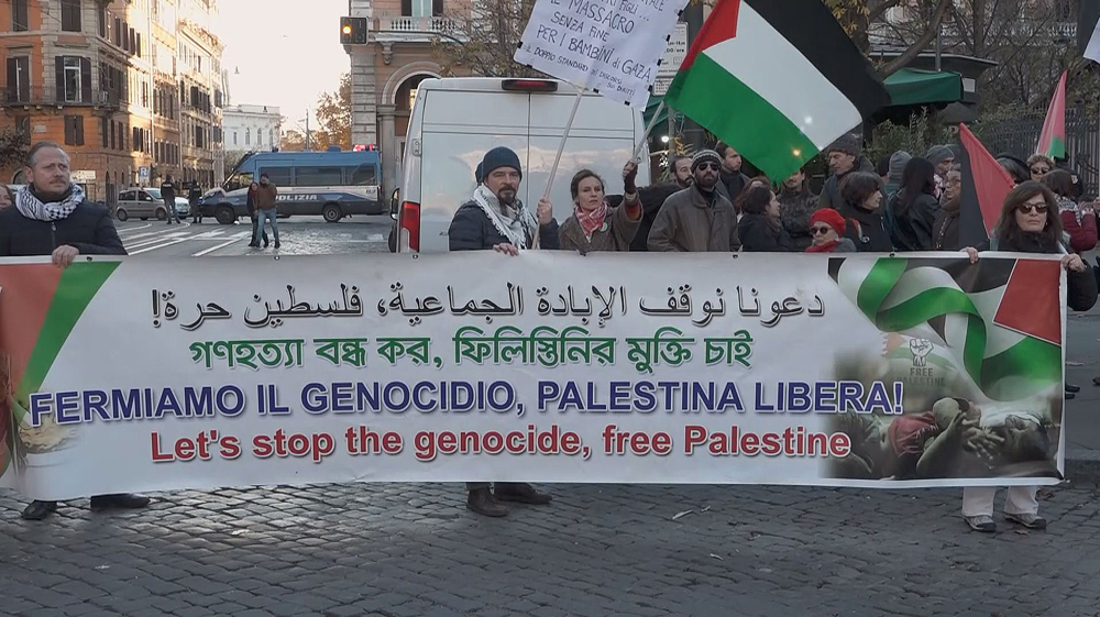 Rome, Milan host new protests in solidarity with Palestinians