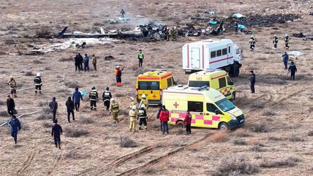 Eyewitness video shows moment of plane crash in Kazakhstan